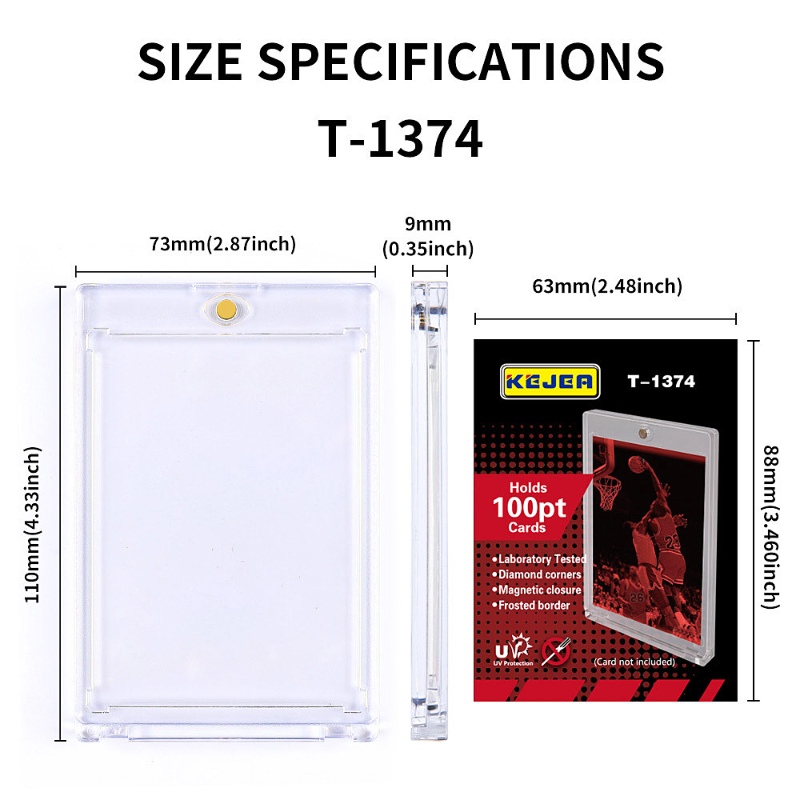 100PT Sport Kpop Star Magnetic Top loader Plastic Hard Card (11)