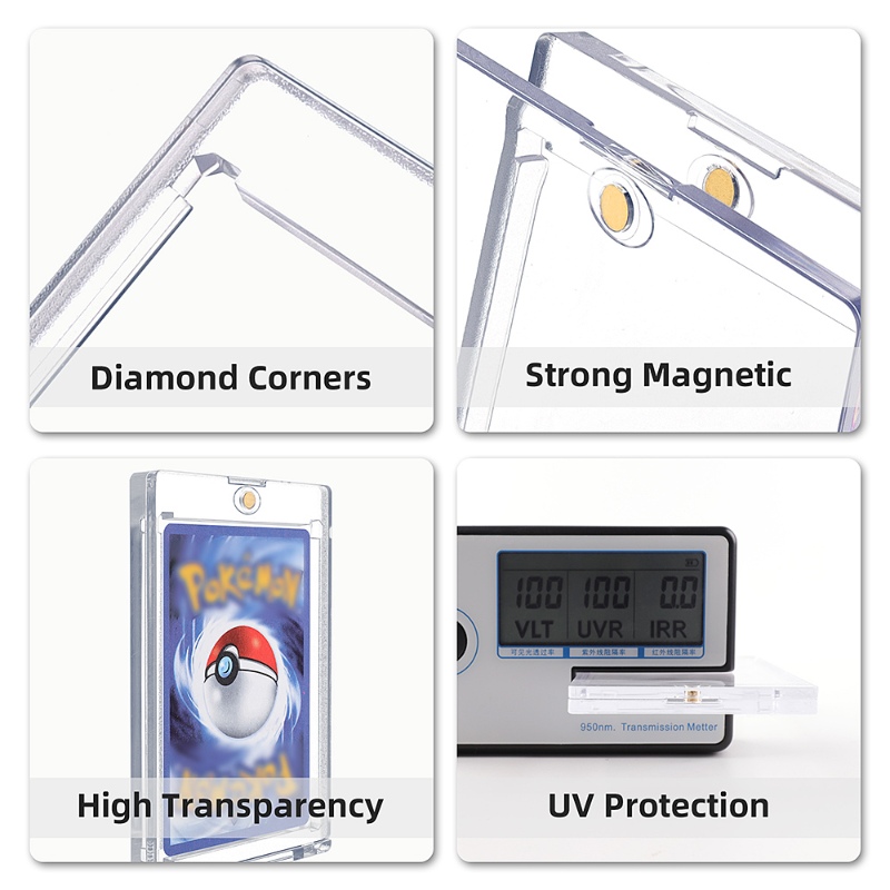 130 PT Custom Trading Game Card Penny Sleeve Magnetic Card (12)