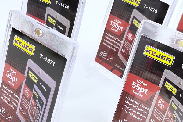 130 PT Custom Trading Game Card Penny Sleeve Magnetic Card Holder Baseball Basketball Sport Trading Card Holder Case