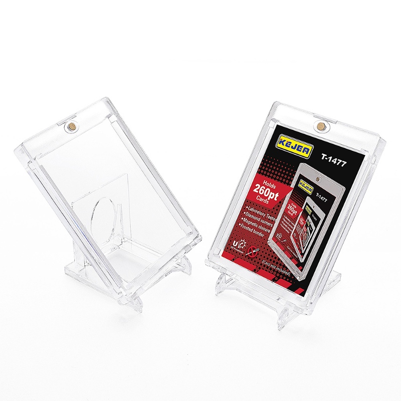 260 PT Thick Magnet Card Holder with UV Protection Hard Plastic Card Case Trading Game Card Pokémon Collectible Cards (20)