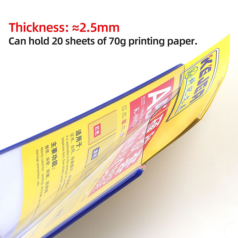 Clear No Hole Sheet Protector Plastic Sheet Sleeves Top Loading Paper Protectors Archival Safe for Documents and Photos3