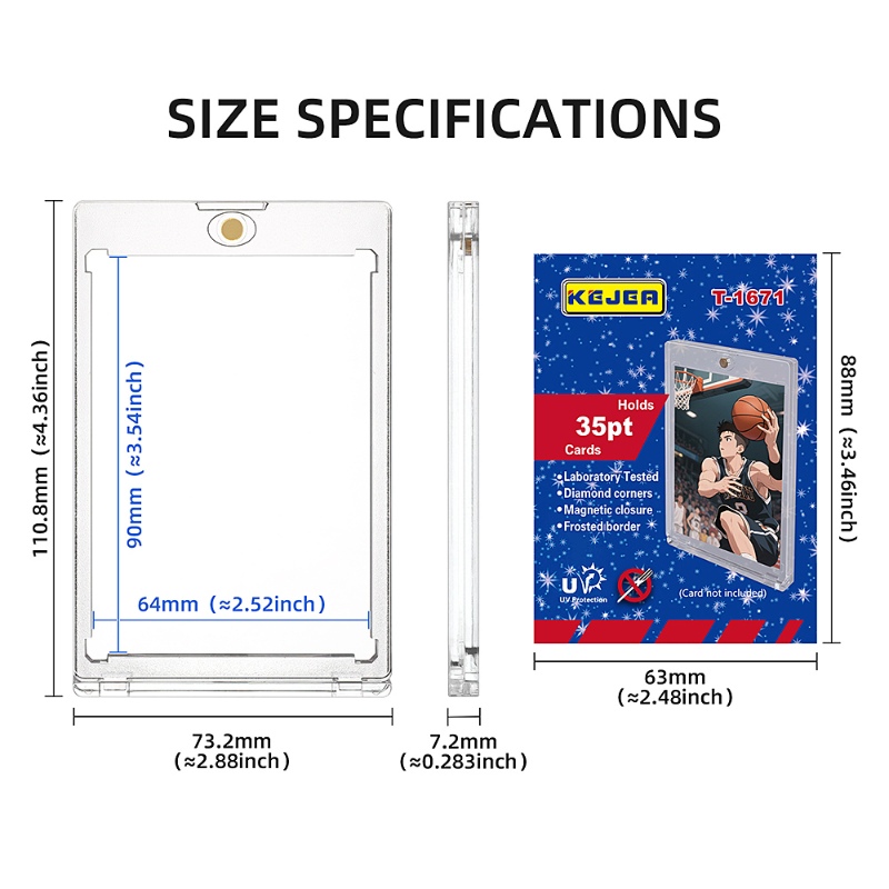 High Value Magnetic Badge Holder Waterproof Fade Resistant Display (10)