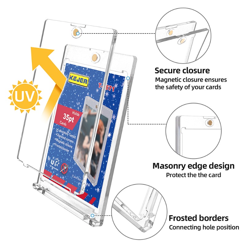 High Value Magnetic Badge Holder Waterproof Fade Resistant Display (13)