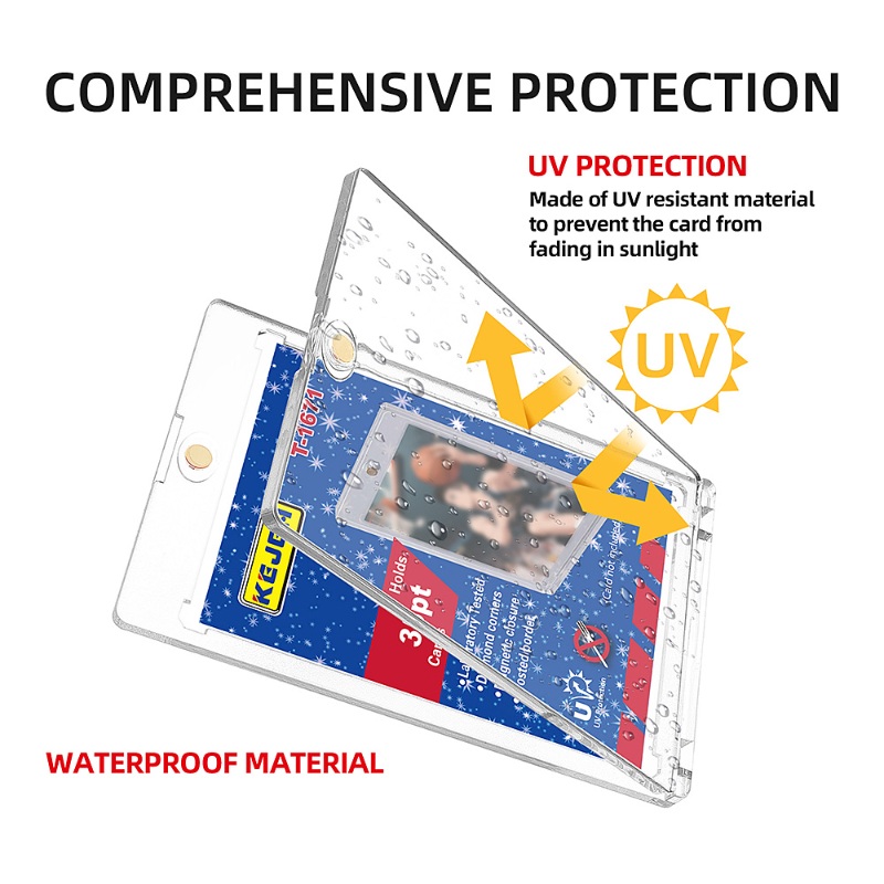 High Value Magnetic Badge Holder Waterproof Fade Resistant Display (7)