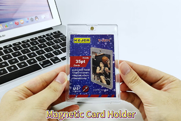 High Value Magnetic Badge Holder Waterproof Fade Resistant Display Holder for Sports Cards Collectible Game Trading Cards