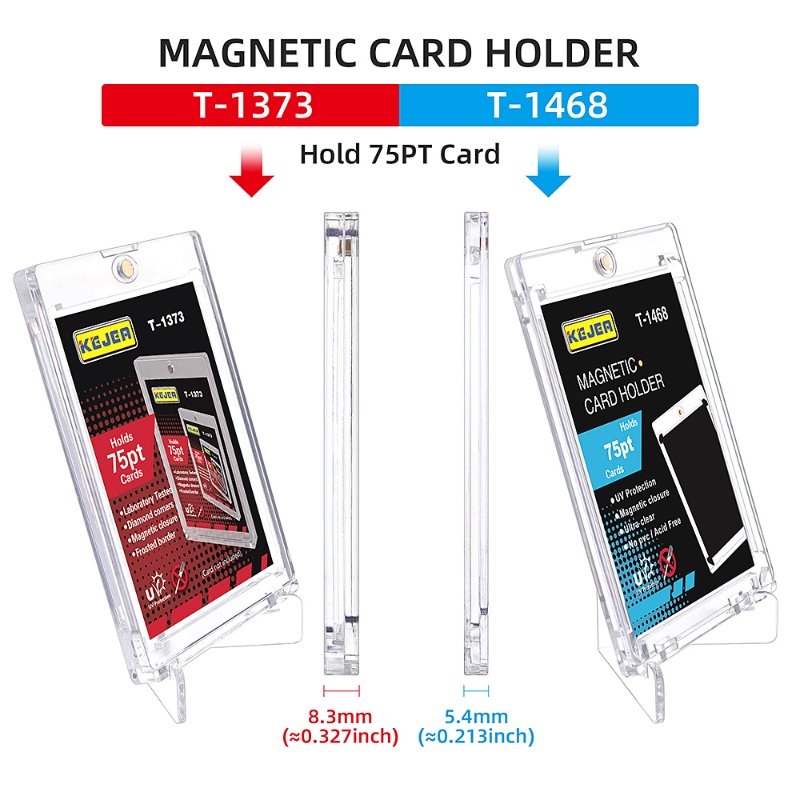 Kejea 75PT UV Protection Hard Plastic One Touch Magnetic Card (3)