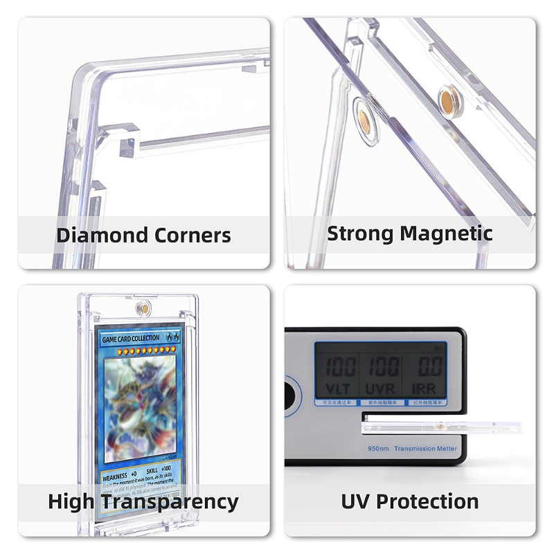 Kejea 75PT UV Protection Hard Plastic One Touch Magnetic Card (5)