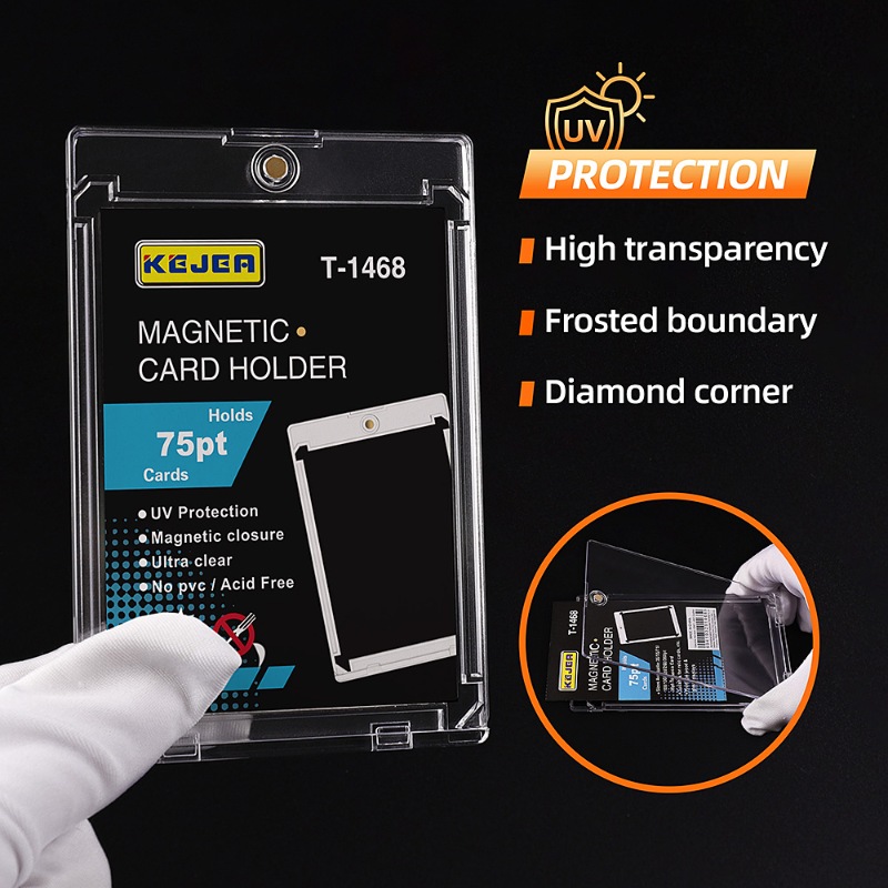 Kejea 75PT UV Protection Hard Plastic One Touch Magnetic Card (6)