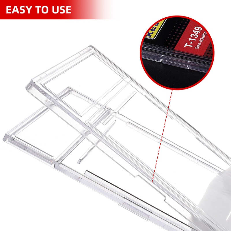 Kejea New Wholesale Premium Graded Badge Holder Ultra Clear Hard Plastic for Collecting Sports Trading Game Cards (11)