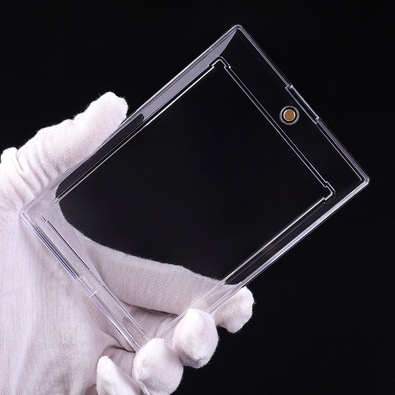 Kejea Sealed Magnetic Card Holder 100pt Ultra-Transparent UV-Resistant Thickened Card Case (5)