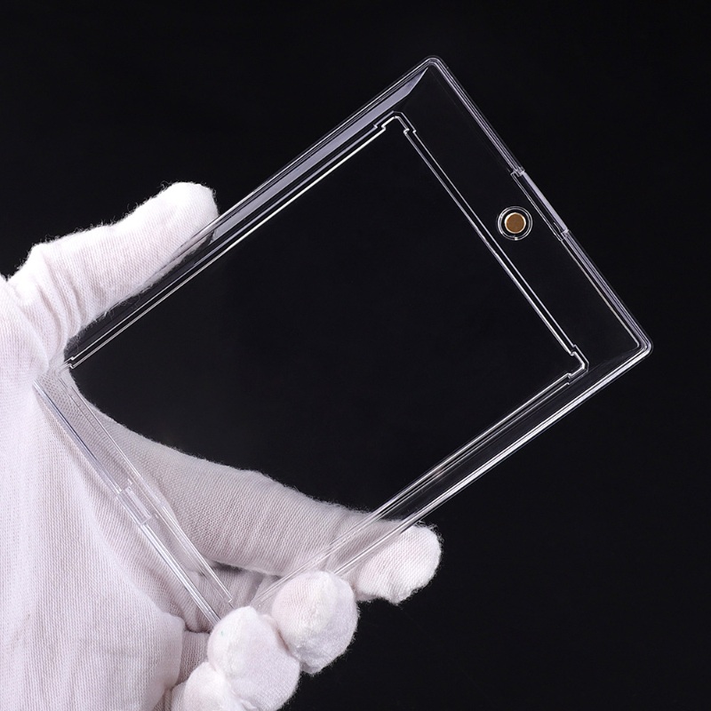 Kejea Sealed Magnetic Card Holder 35pt Ultra-Transparent UV-Resistant Extra-Thick Card Holder (10)