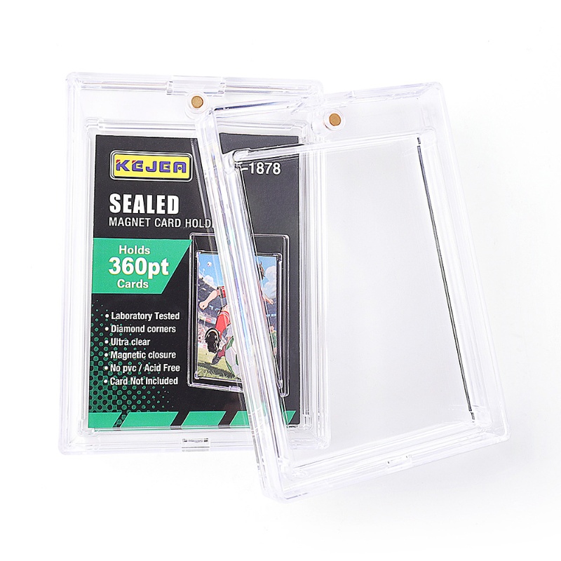 Kejea Sealed Magnetic Card Holder 360pt Ultra Transparent UV Resistant Ultra Thick Card (10)