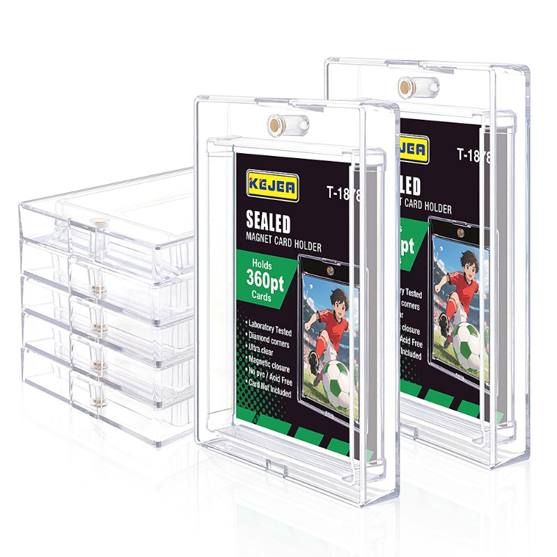Kejea Sealed Magnetic Card Holder 360pt Ultra Transparent UV Resistant Ultra Thick Card (6)
