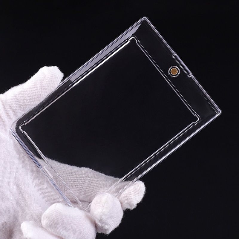 Kejea Sealed Magnetic Card Holder 55pt Ultra-Transparent UV-Resistant Hard Plastic Card Holder (10)