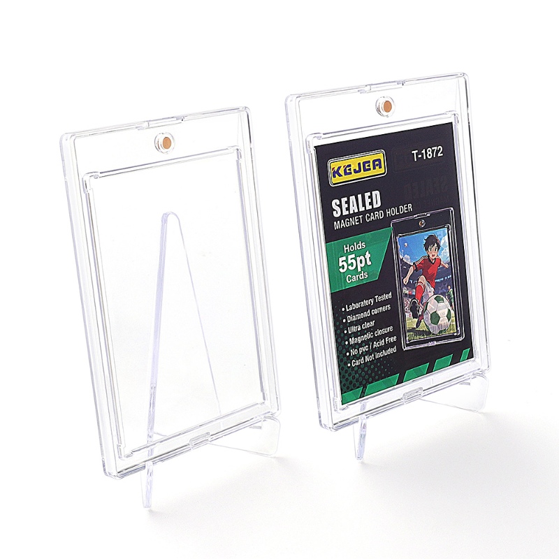 Kejea Sealed Magnetic Card Holder 55pt Ultra-Transparent UV-Resistant Hard Plastic Card Holder (13)