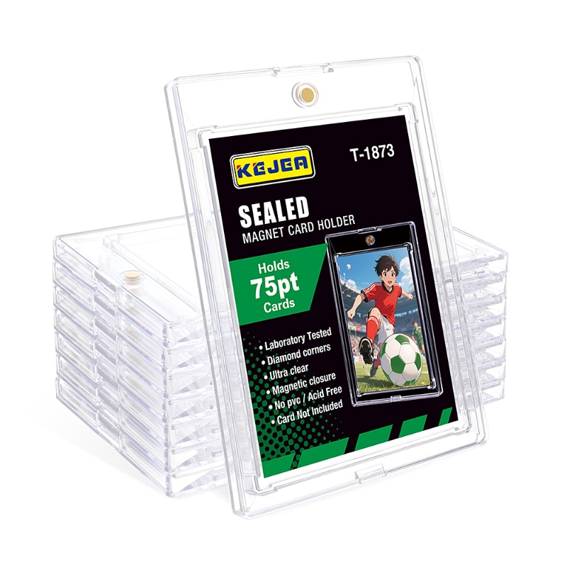 Kejea Sealed Magnetic Card Holder 75pt Ultra-Transparent UV-Resistant Collectible Card Holder (14)