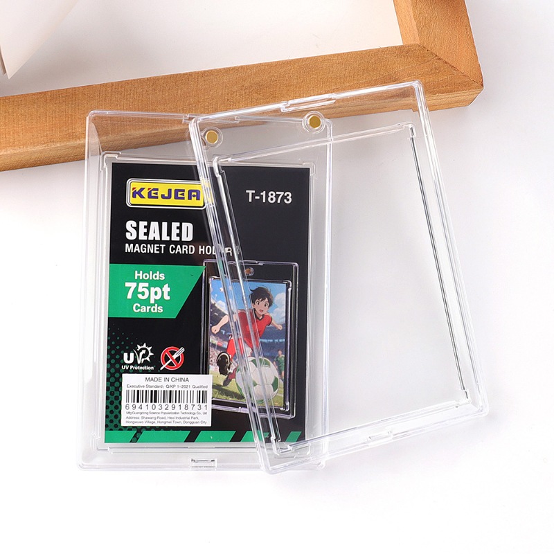 Kejea Sealed Magnetic Card Holder 75pt Ultra-Transparent UV-Resistant Collectible Card Holder (4)