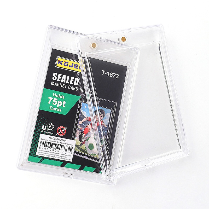 Kejea Sealed Magnetic Card Holder 75pt Ultra-Transparent UV-Resistant Collectible Card Holder (5)