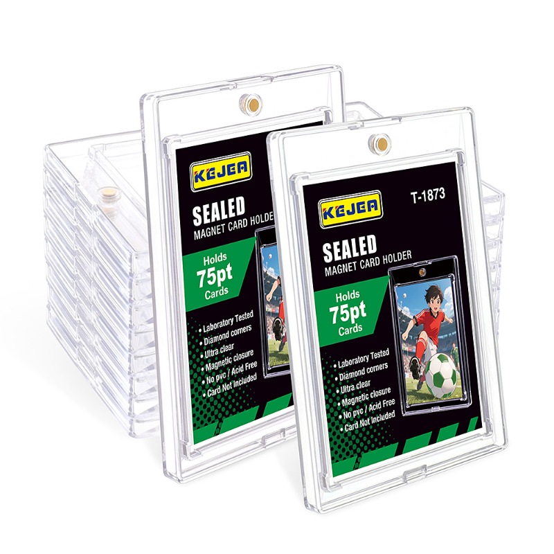 Kejea Sealed Magnetic Card Holder 75pt Ultra-Transparent UV-Resistant Collectible Card Holder (6)