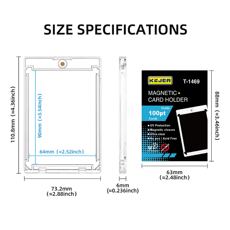 Kejea Thin One Touch Magnetic Card (10)