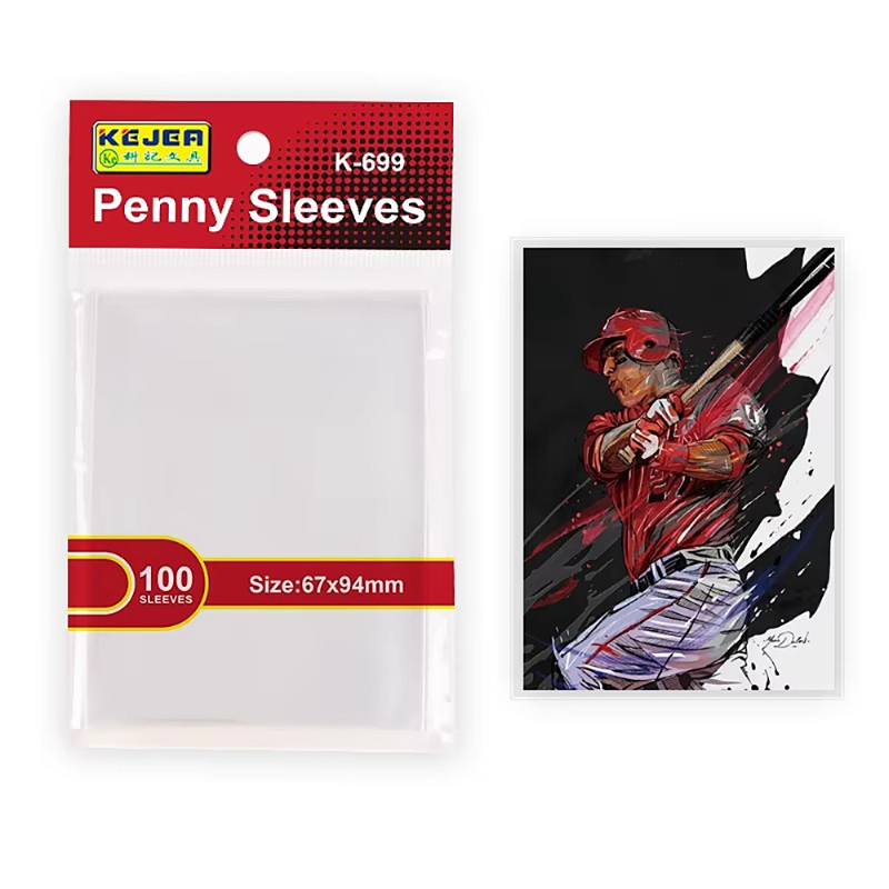 Premium Transparent Card Sleeve Trading Card Plastic Sleeves Protector Prefect Fit for Sport Game Card