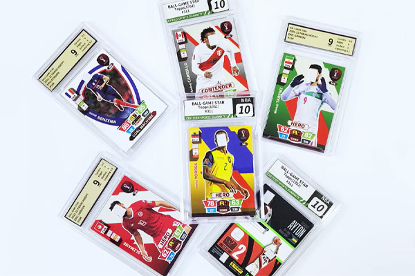 New Product Top Loader Clear Plastic Rigid Case for Trading Cases Transparent PS Trading Graded Card Slab Holders Protector Case