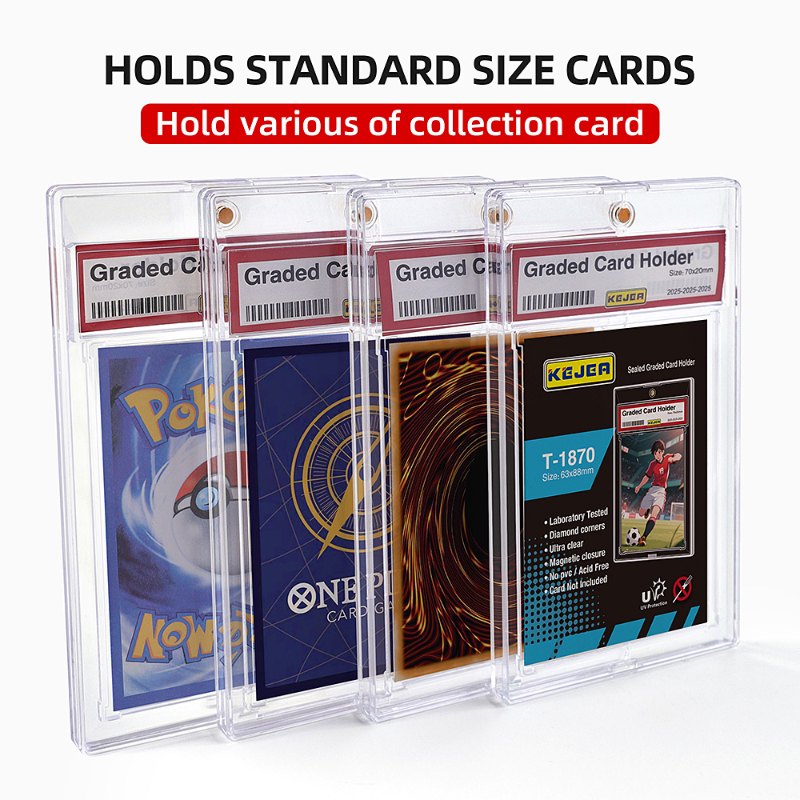 New Sealed Graded Card Holder Magnetic Card Case Game Trading Card (1)