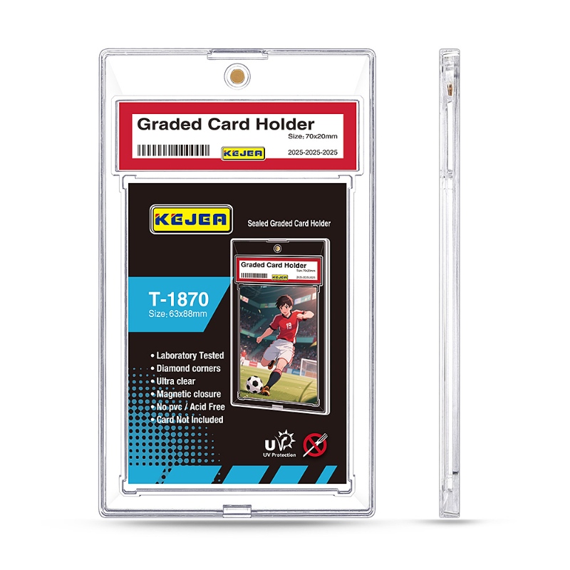 New Sealed Graded Card Holder Magnetic Card Case Game Trading Card Basketball & Volleyball Sports Collectible Cards for NBA Fans