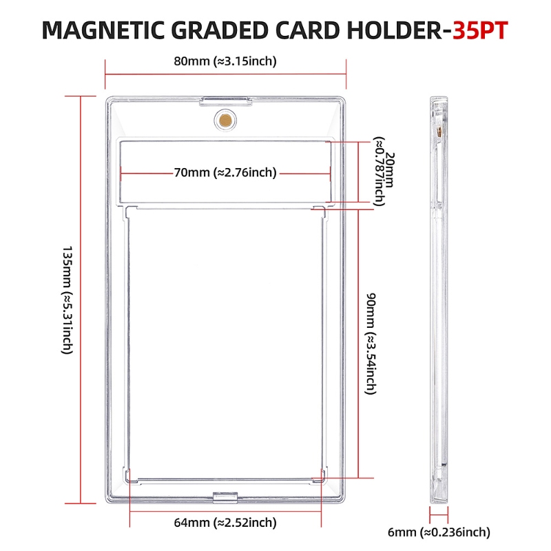 New Sealed Graded Card Holder Magnetic Card Case Game Trading Card (15)