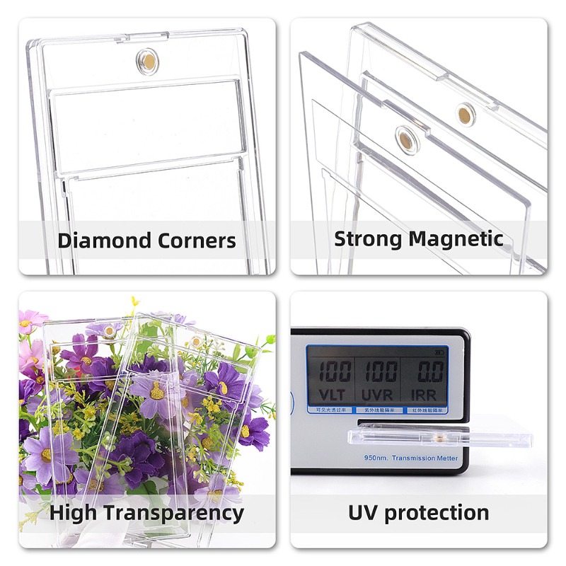 New Sealed Graded Card Holder Magnetic Card Case Game Trading Card (2)