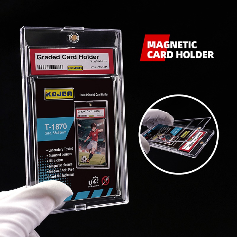 New Sealed Graded Card Holder Magnetic Card Case Game Trading Card (3)