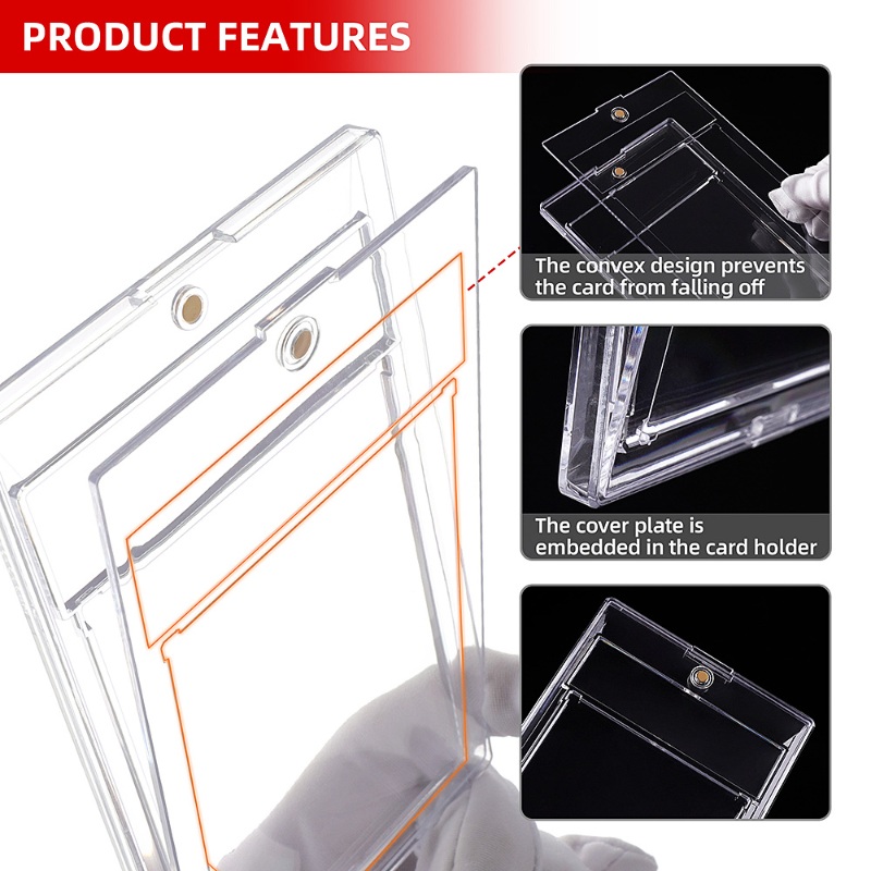 New Sealed Graded Card Holder Magnetic Card Case Game Trading Card (6)