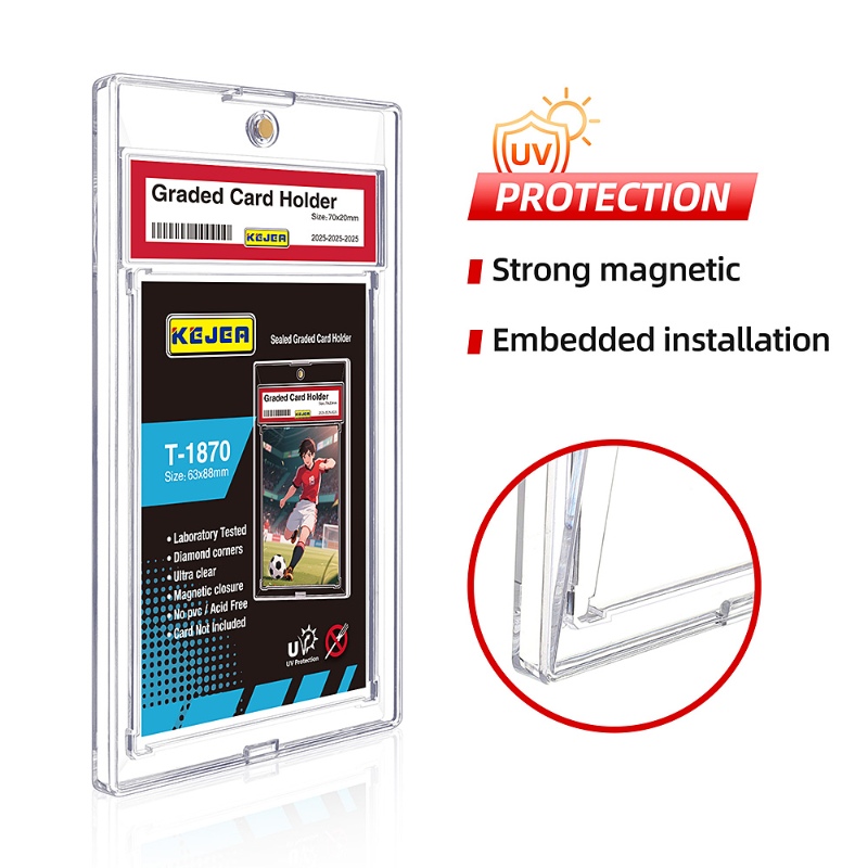 New Sealed Graded Card Holder Magnetic Card Case Game Trading Card (8)