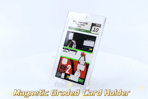 New Sealed Graded Card Holder Magnetic Card Case Game Trading Card Basketball Volleyball Sports Collectible Cards for NBA Fans