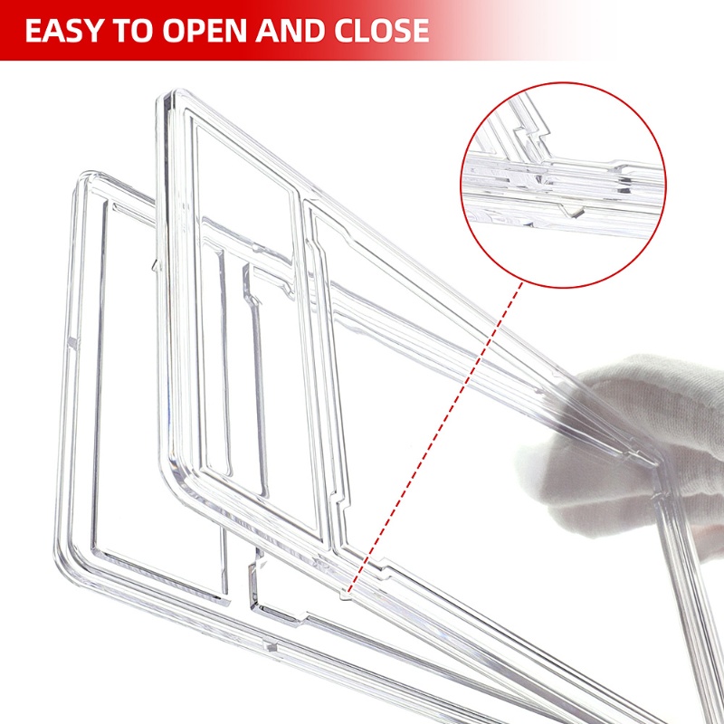 New top-loading transparent plastic hard-shell card case (12)