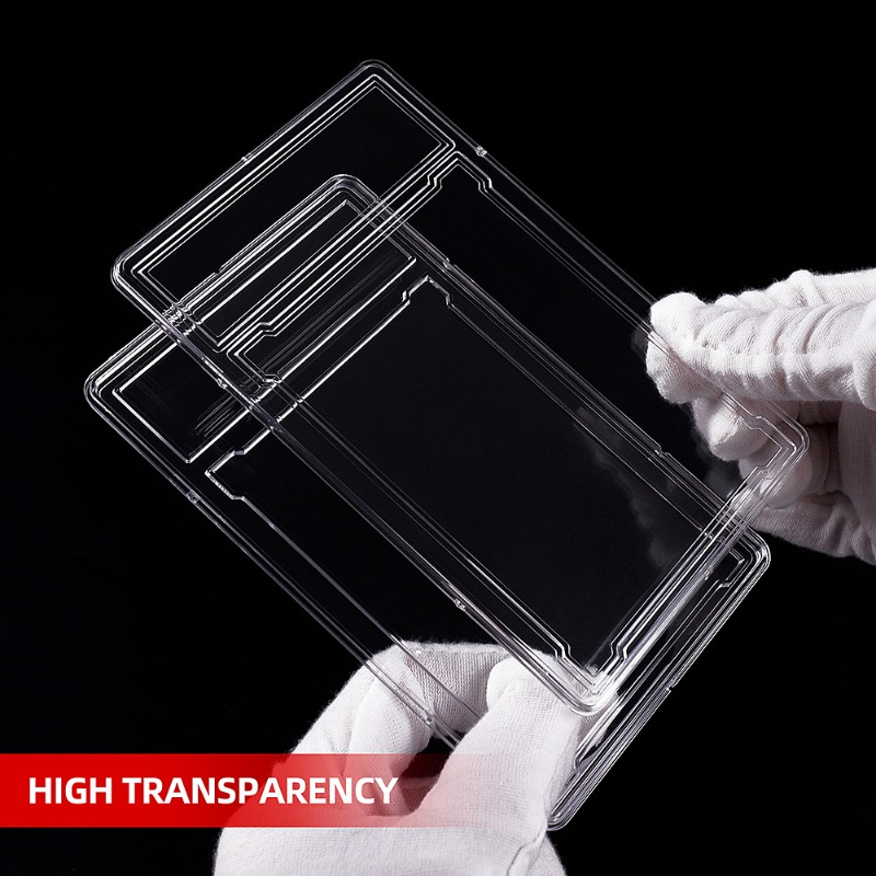 New top-loading transparent plastic hard-shell card case (5)