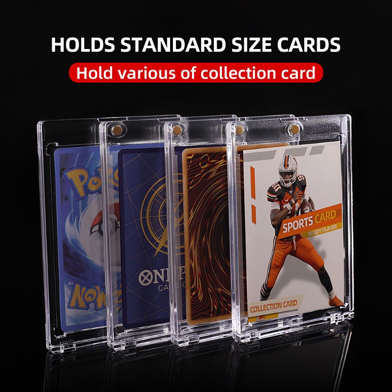 One Touch Hard Plastic Card Protector Transparent Card Cover Protective Cases (12)