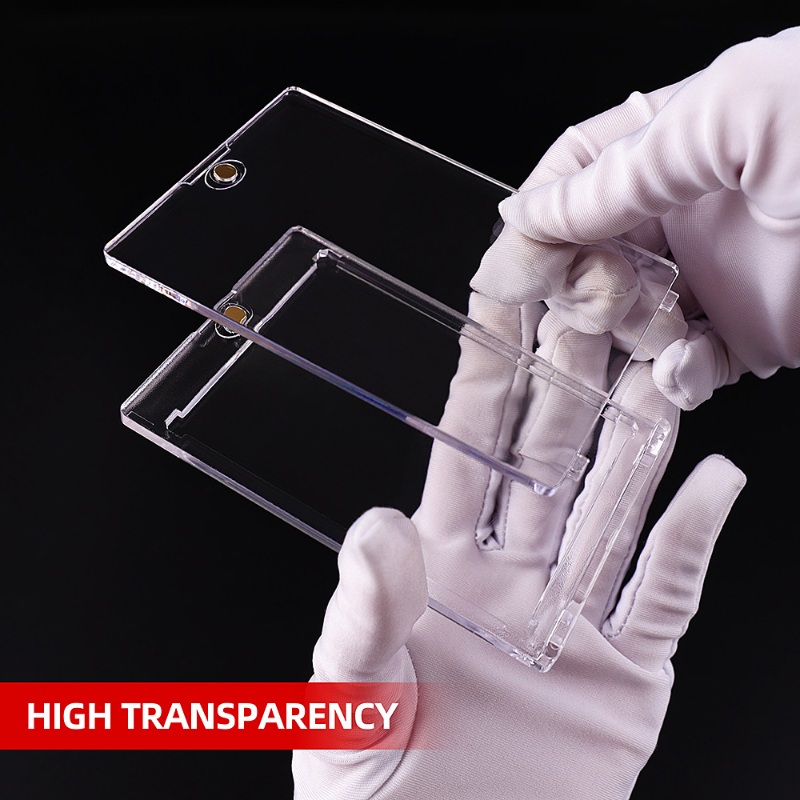 One Touch Hard Plastic Card Protector Transparent Card Cover Protective Cases (17)