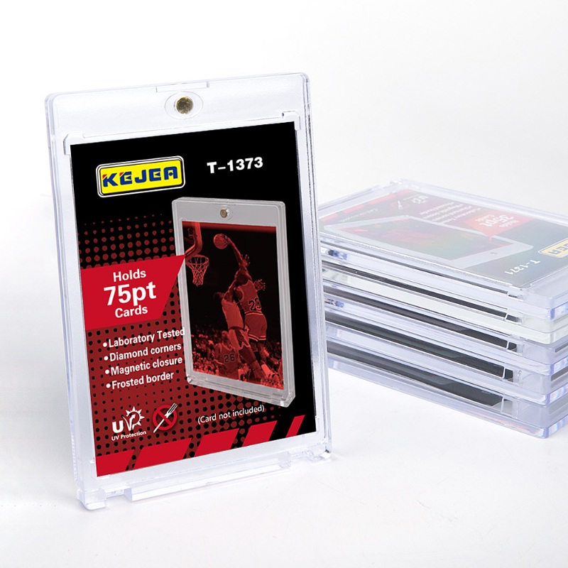 One Touch Hard Plastic Card Protector Transparent Card Cover Protective Cases (18)