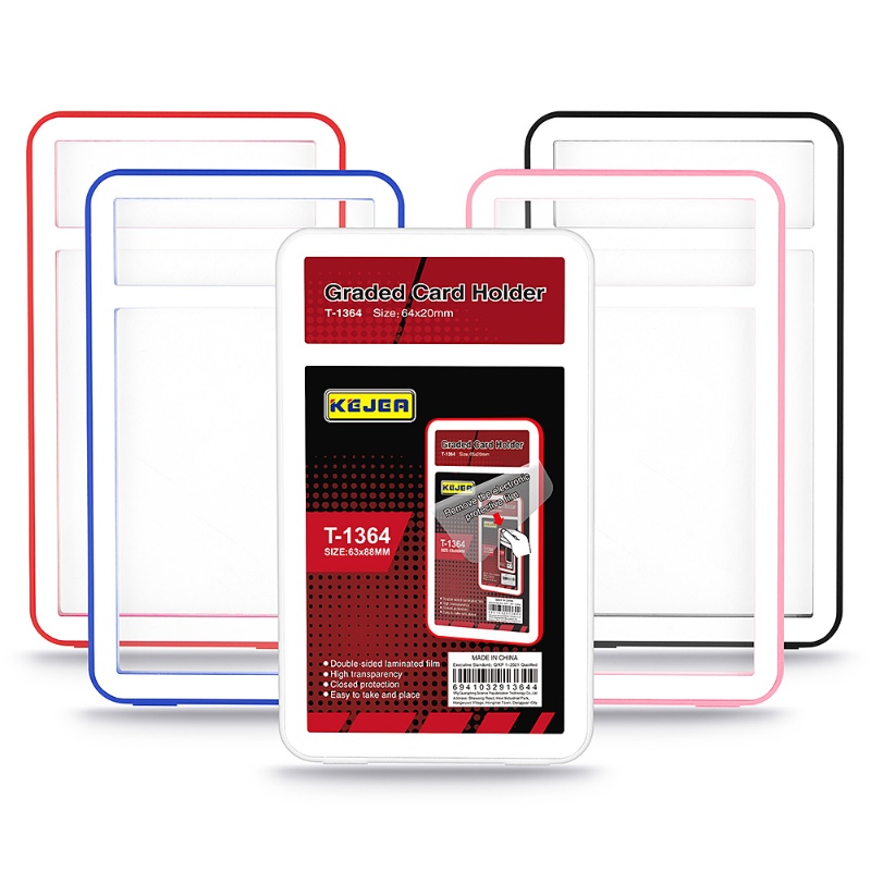 Plastic Graded Card Slab Bumpers Protector Display Graded Trading Cards (1)