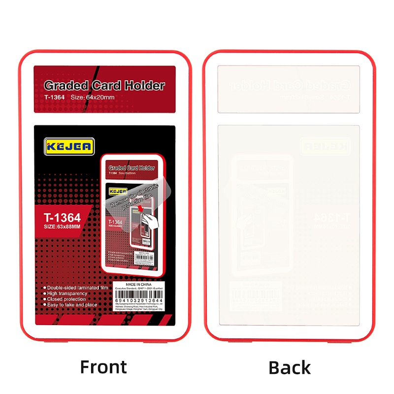 Plastic Graded Card Slab Bumpers Protector Display Graded Trading Cards (10)