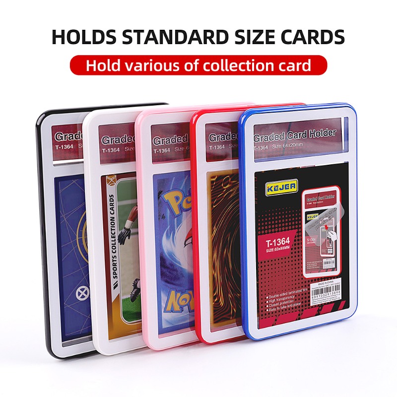 Plastic Graded Card Slab Bumpers Protector Display Graded Trading Cards (13)