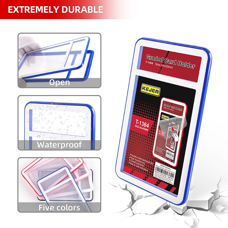 Plastic Graded Card Slab Bumpers Protector Display Graded Trading Cards (18)