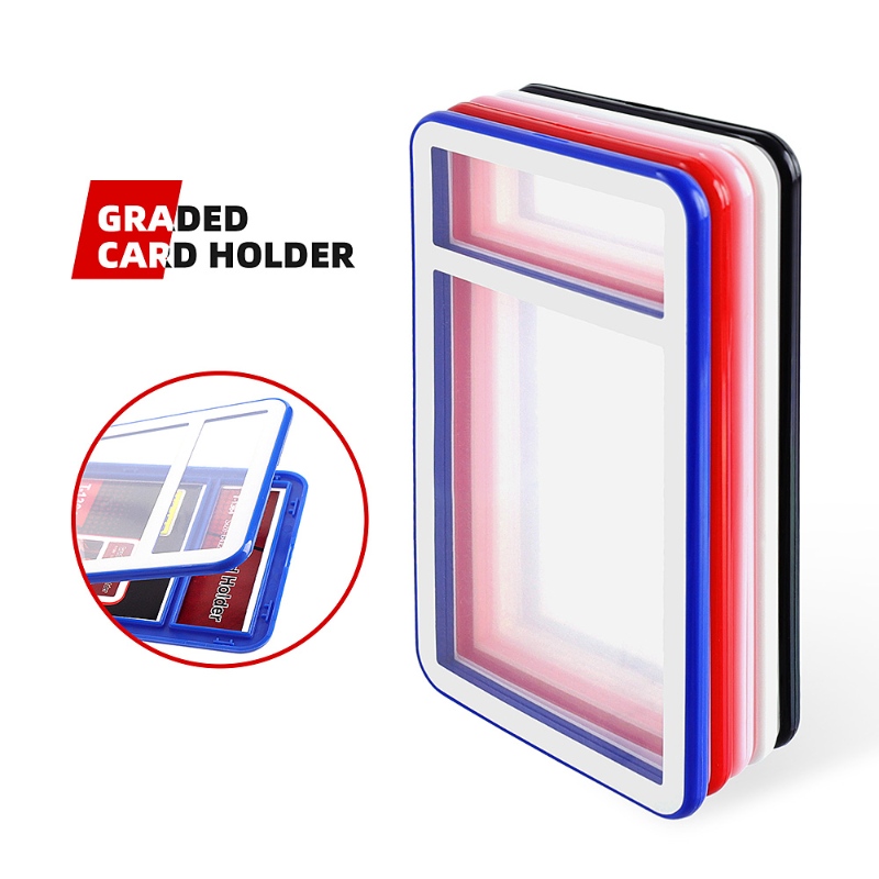 Plastic Graded Card Slab Bumpers Protector Display Graded Trading Cards (2)