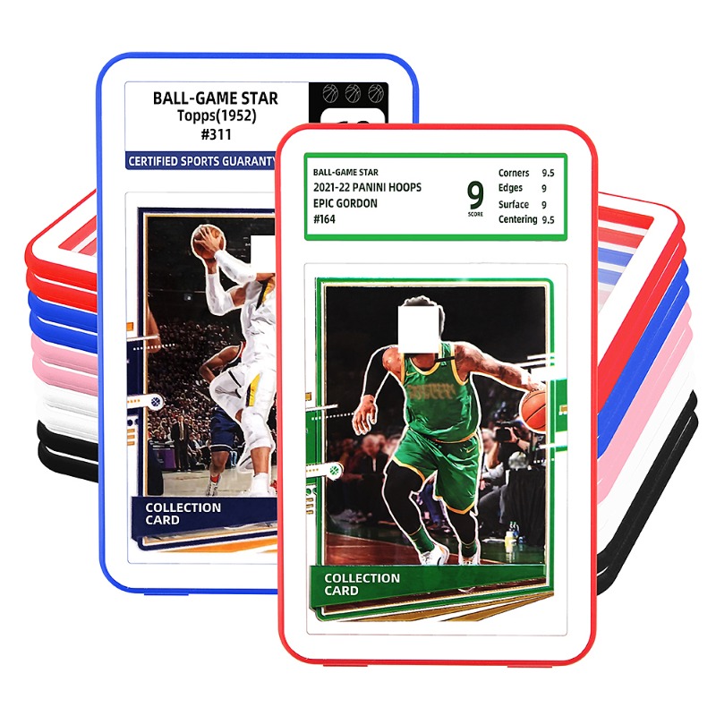 Plastic Graded Card Slab Bumpers Protector Display Graded Trading Cards