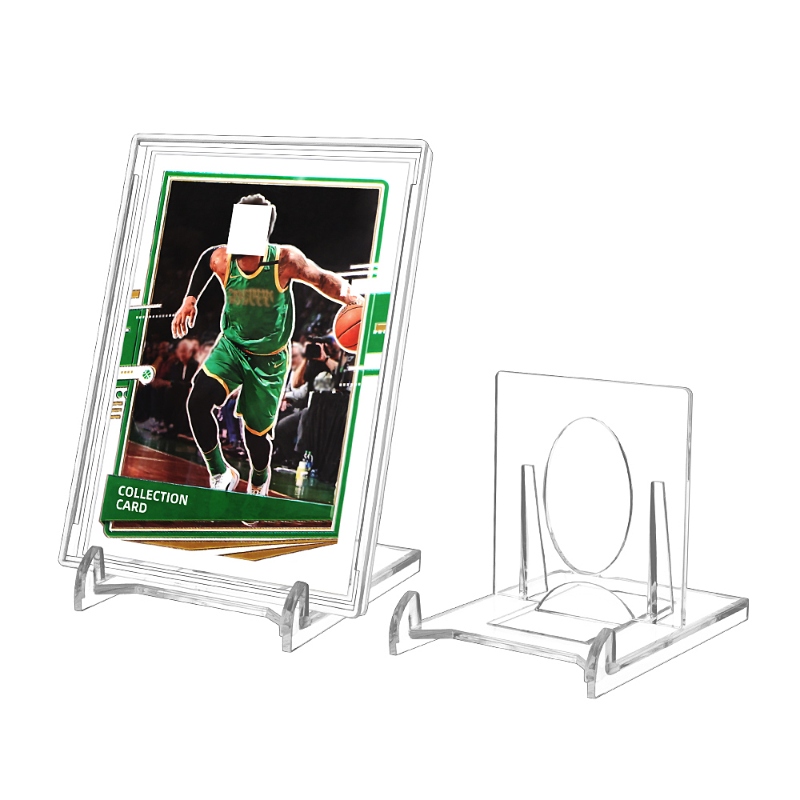 Plastic Mini Slab Stand Easel Clear Sliding Display 35PT Trading Game Sport Card Display Stand (9)