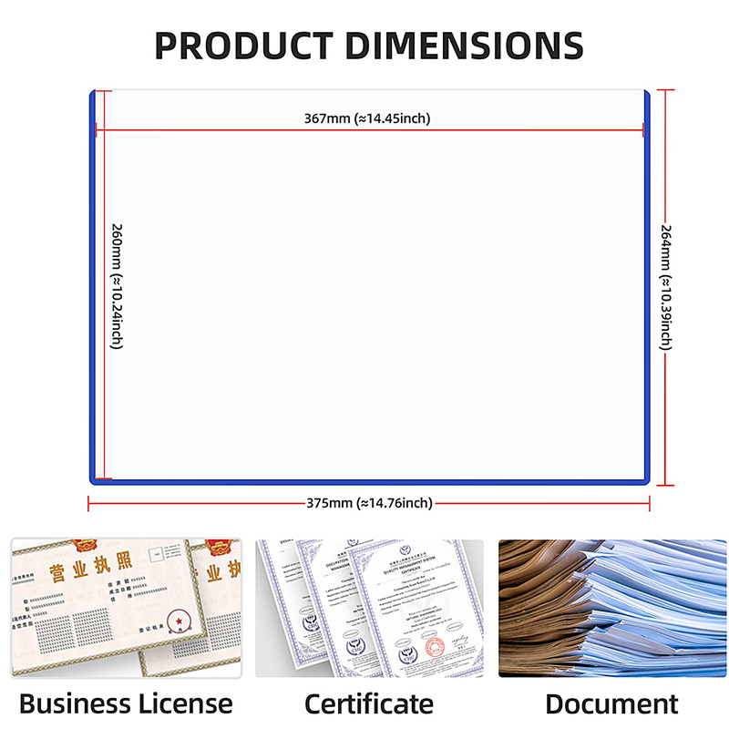 Rigid Print Protector Clear Rigid Plastic Paper Protectors Photo Plastic Sleeve for Document Sheet Protector2