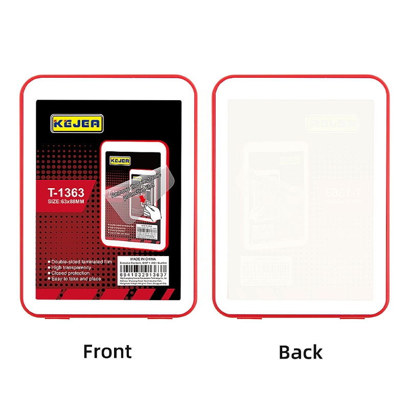 Standard Size Board Game Card Sleeve Card Brick Trading Card Holder Clear Protective Sleeve Holder (11)