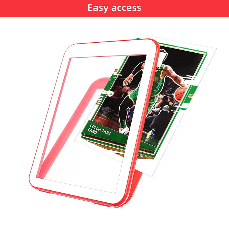 Standard Size Board Game Card Sleeve Card Brick Trading Card Holder Clear Protective Sleeve Holder (8)