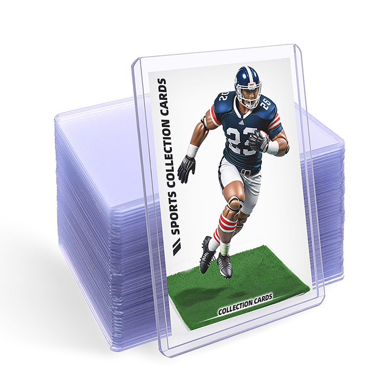 Super Clear Regular for Standard Card Slightly Flexible Top Loader Card Sleeves Premium Hard Plastic Card Protectors-1